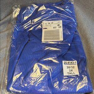 Woman Within Ribbed Pull-On Stretch Pants in Blue